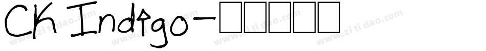 CK Indigo字体转换